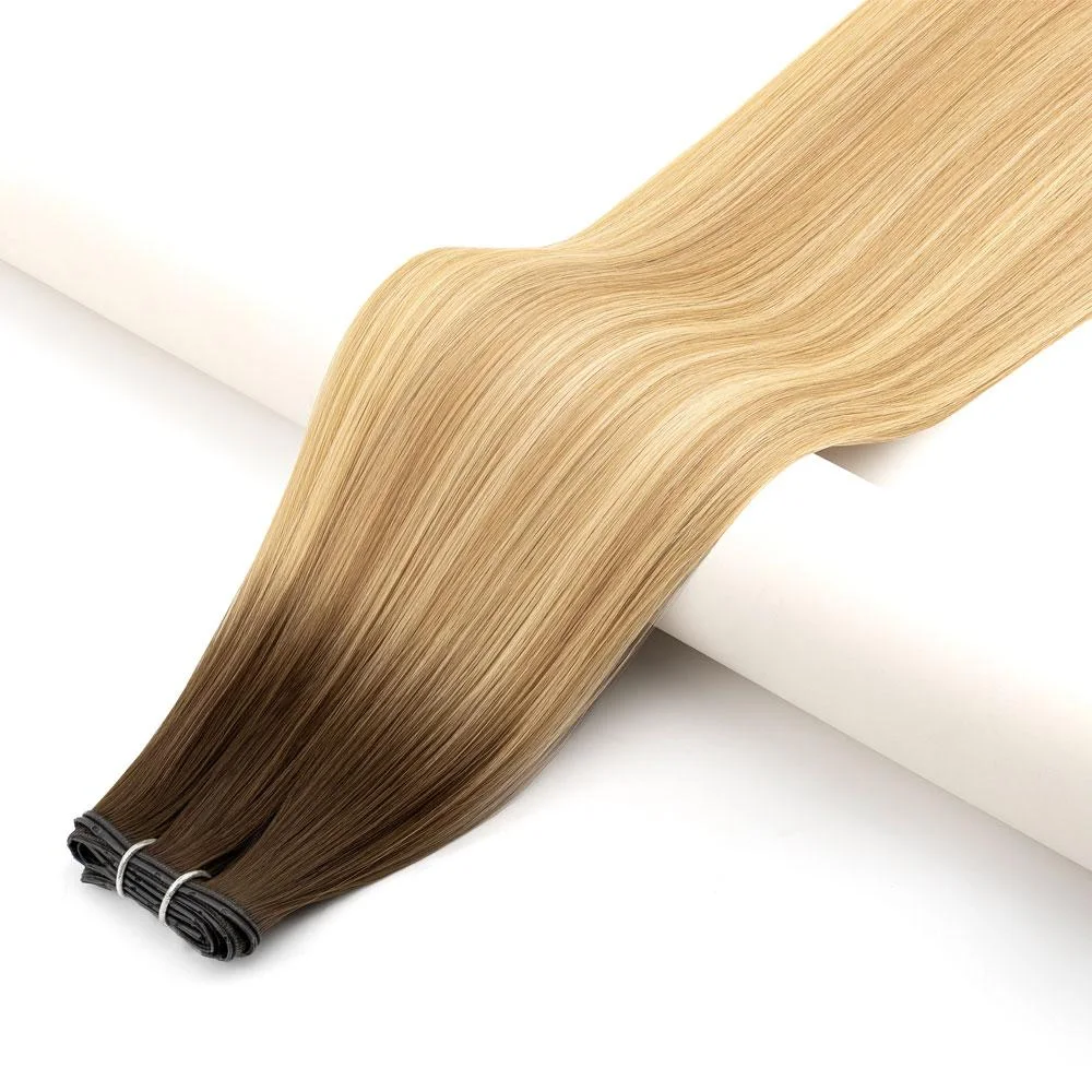 Butterfly Weft aus Premium-Echthaar mit Balayage-Verlauf